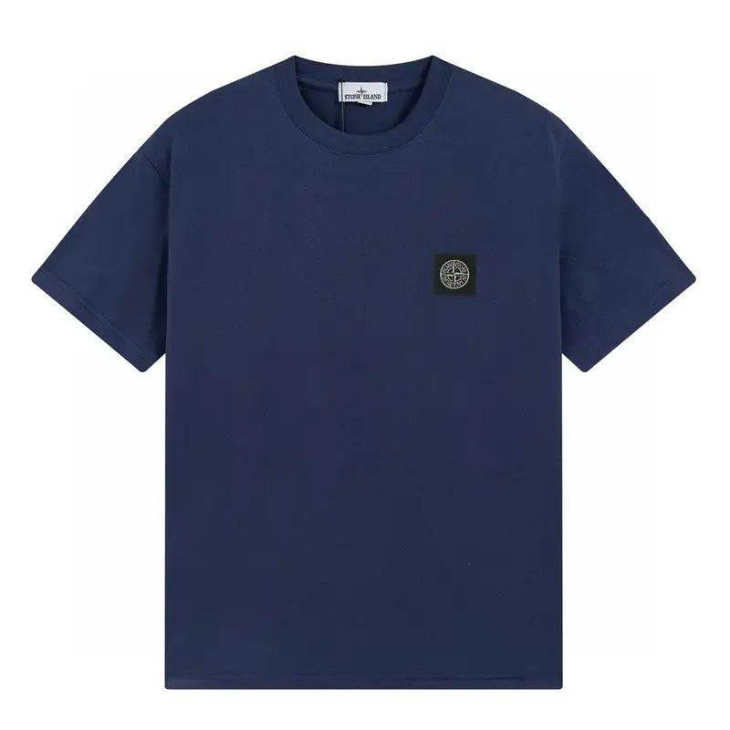 Stone Island Premium Herren T-Shirt mit Kompass-Patch, Italienisches Design, Urbaner Stil