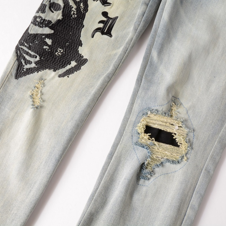 Amiri Logo Slim Fit Herren Jeans Schwarz – Exklusive Designer Streetwear Denim