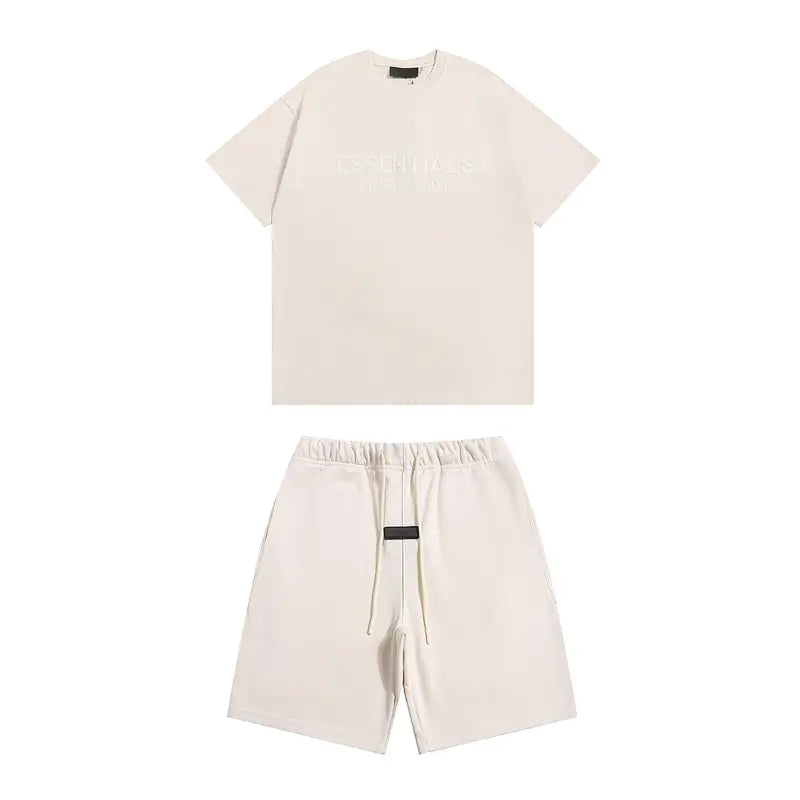 Essentials Baumwoll-Shorts-Set für Herren – Stylisch, Bequem, Sommerlich Lässig