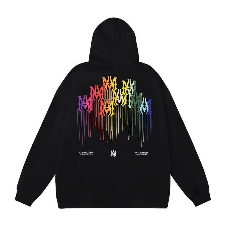 Amiri M.A. Drip Collage Hoodie – Trendiger Luxus-Kapuzenpullover für Streetwear