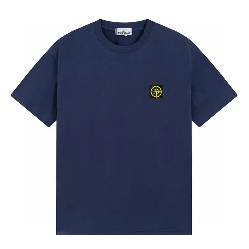 Stone Island Herren T-Shirt aus Baumwolle mit Kompass-Logo für Freizeit