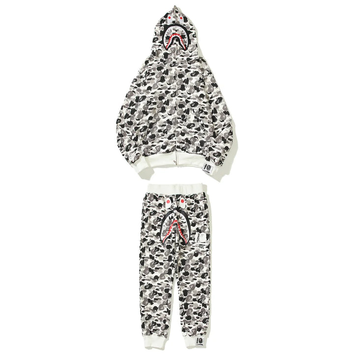 BAPE Shark Camo Trainingsanzug Set – Stylischer Streetwear Hoodie & Jogger