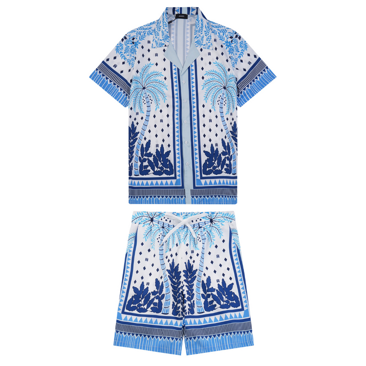 Amiri Polychromatisches Kurzes Set für Herren: Luxus Streetwear, Buntes Design