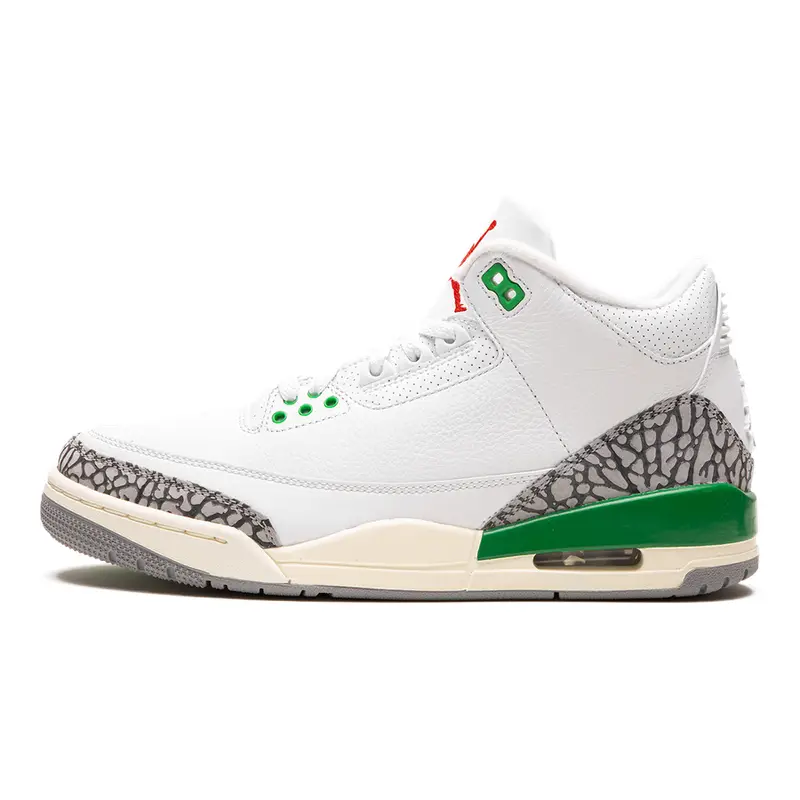 Air Jordan 3 "Lucky Green" Damen Sneaker: Ikonischer Stil und Komfort