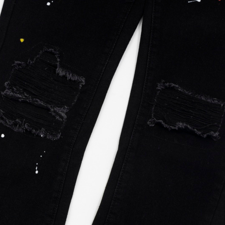 Gallery Dept. Designer-Jeans: Handbemalt, Einzigartig, Streetwear-Meisterwerk für Individualisten