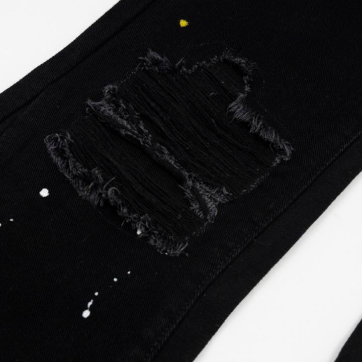 Gallery Dept. Designer-Jeans: Handbemalt, Einzigartig, Streetwear-Meisterwerk für Individualisten