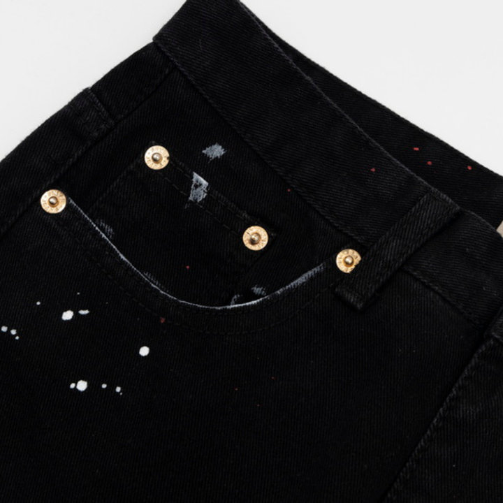 Gallery Dept. Designer-Jeans: Handbemalt, Einzigartig, Streetwear-Meisterwerk für Individualisten