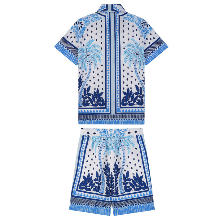 Amiri Polychromatisches Kurzes Set für Herren: Luxus Streetwear, Buntes Design