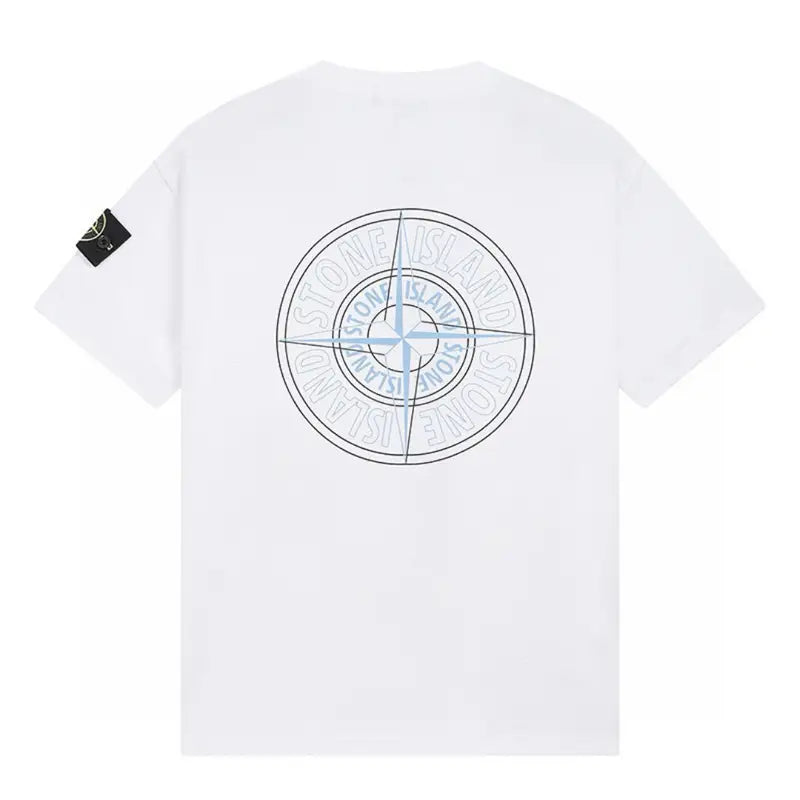 Stone Island Monogramm T-Shirt: Exklusives Herren Design aus Premium Baumwolle