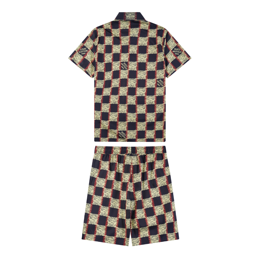 Exklusives Louis Vuitton Shorts-Set für Herren – Luxuriöser Stil, Ultimativer Sommer-Komfort
