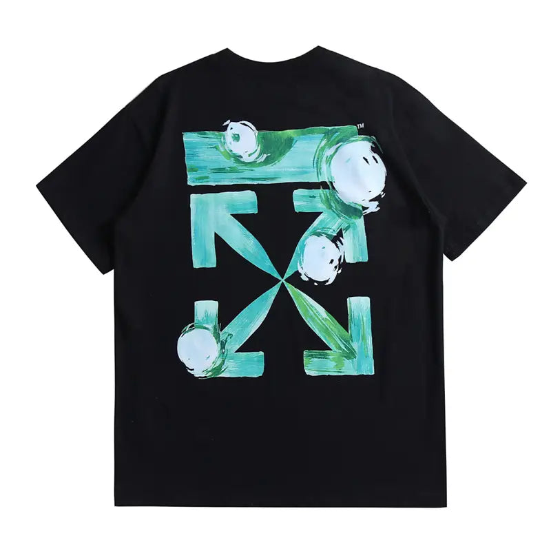 Off-White Monogramm Luxus Streetwear T-Shirt aus Baumwolle – Exklusives Design