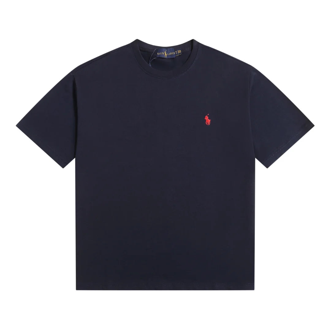 Polo Ralph Lauren Marineblaues T-Shirt – Klassisch, Bequem, Stilvoll für Herren