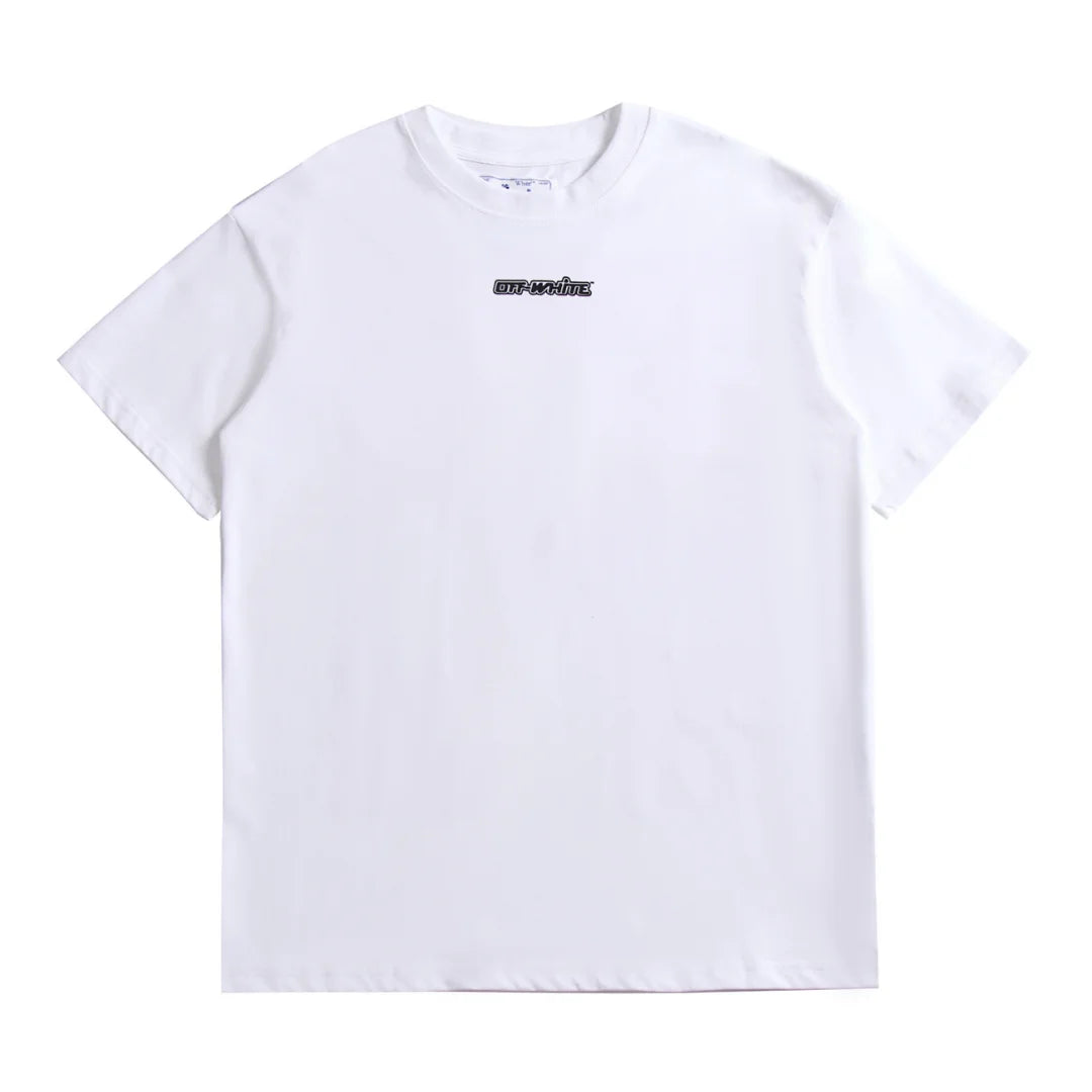 Luxuriöses Off-White Monogramm T-Shirt: Modernes Streetwear Baumwoll Design