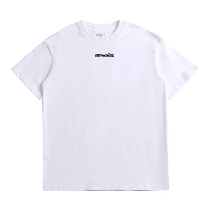 Luxuriöses Off-White Monogramm T-Shirt: Modernes Streetwear Baumwoll Design