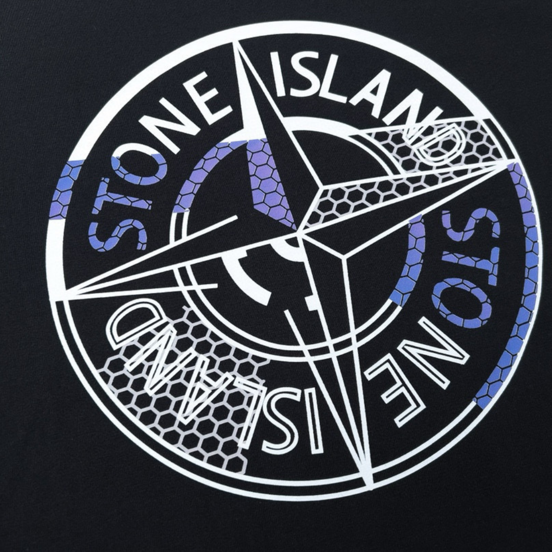 Stone Island Monochromes T-Shirt Herren Baumwolle Exklusives Design Komfortabel