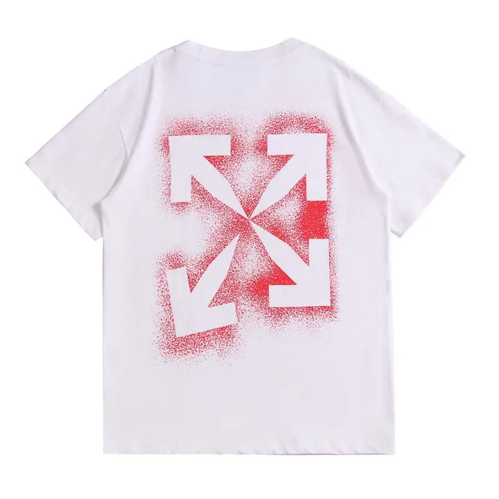 OFF-WHITE Monogramm Luxus Streetwear T-Shirt – Trendiges Design, Hoher Komfort