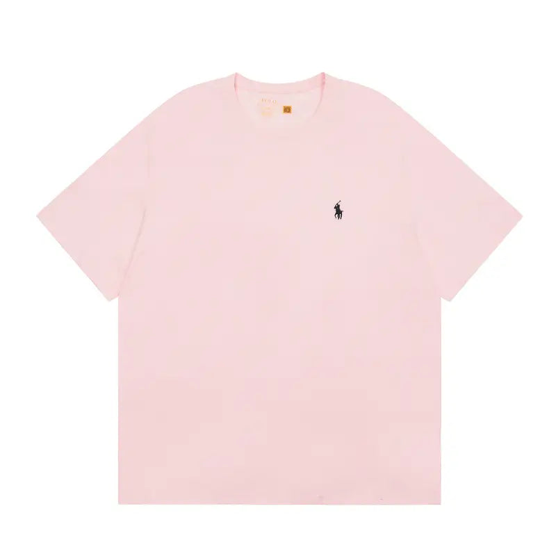 Polo Ralph Lauren Herren T-Shirt Klassisch Baumwolle Kurzarm Sticklogo Weiß