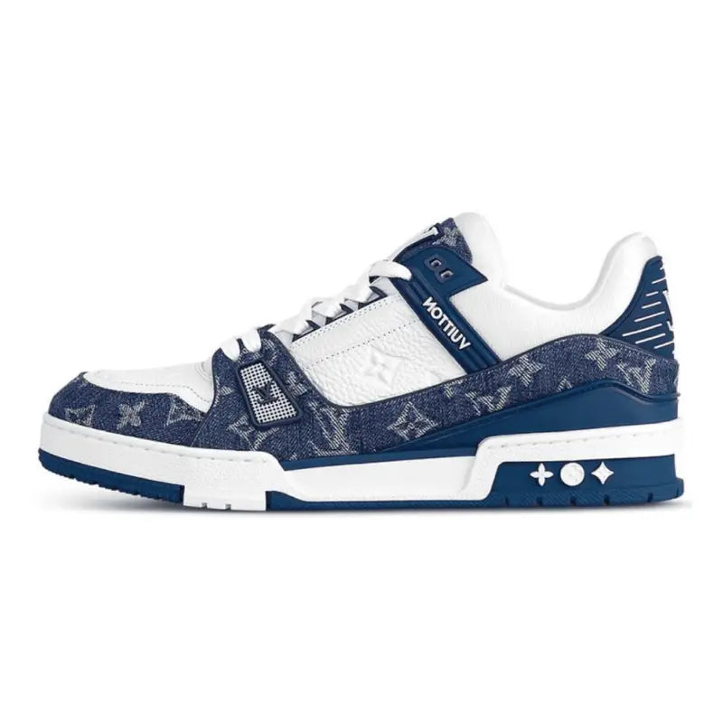 Louis Vuitton Trainer Blau Luxus Herren Sneaker – Stilvoller Designer Sportschuh