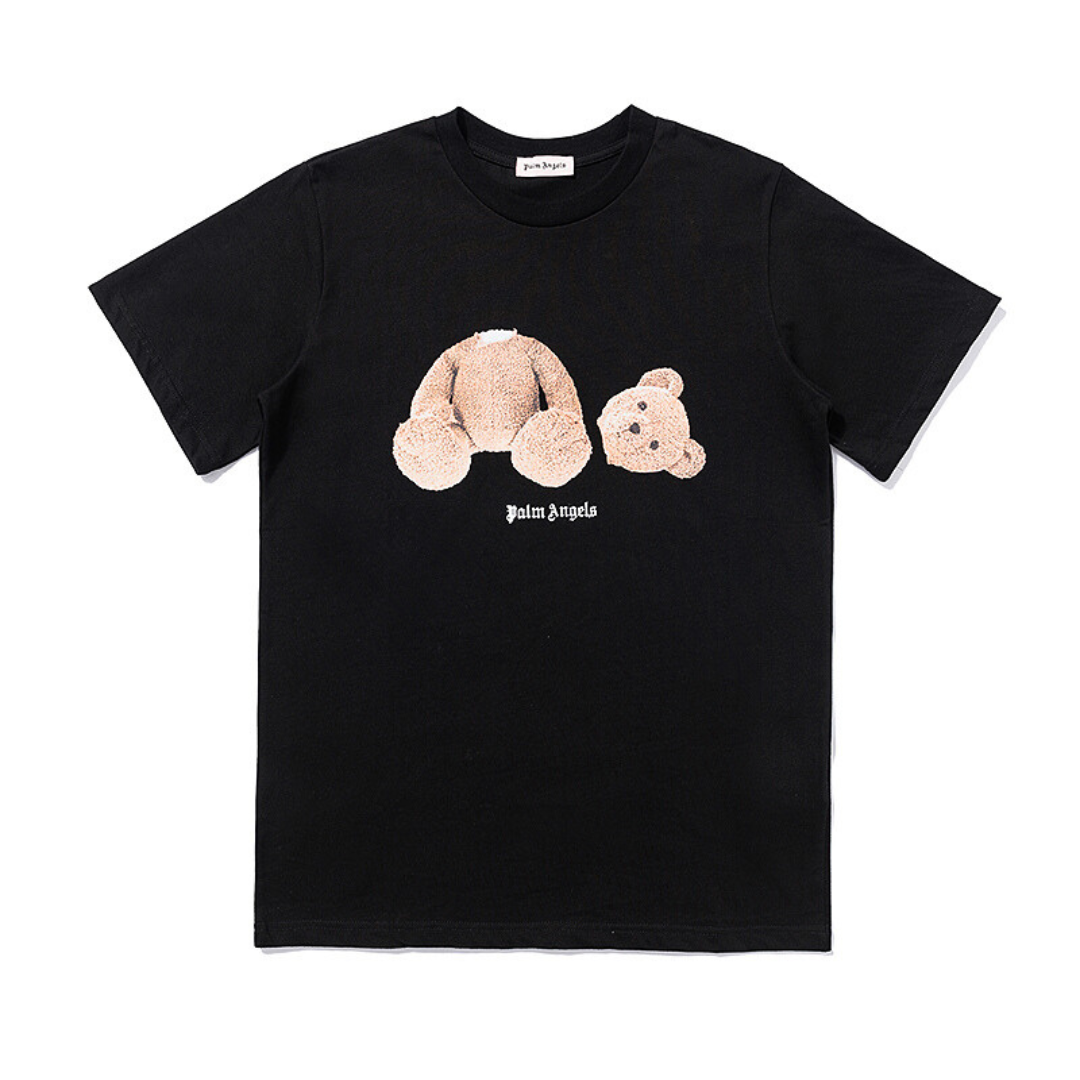 Palm Angels Bären T-Shirt: Ikonisches Designer-Shirt Baumwolle Urbaner Style