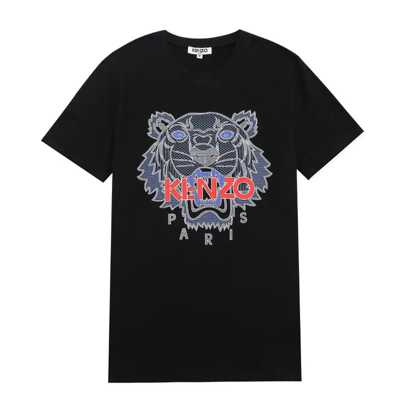 Kenzo Designer T-Shirt: Lebendiges Baumwoll-Shirt mit Japanisch-Französischem Flair