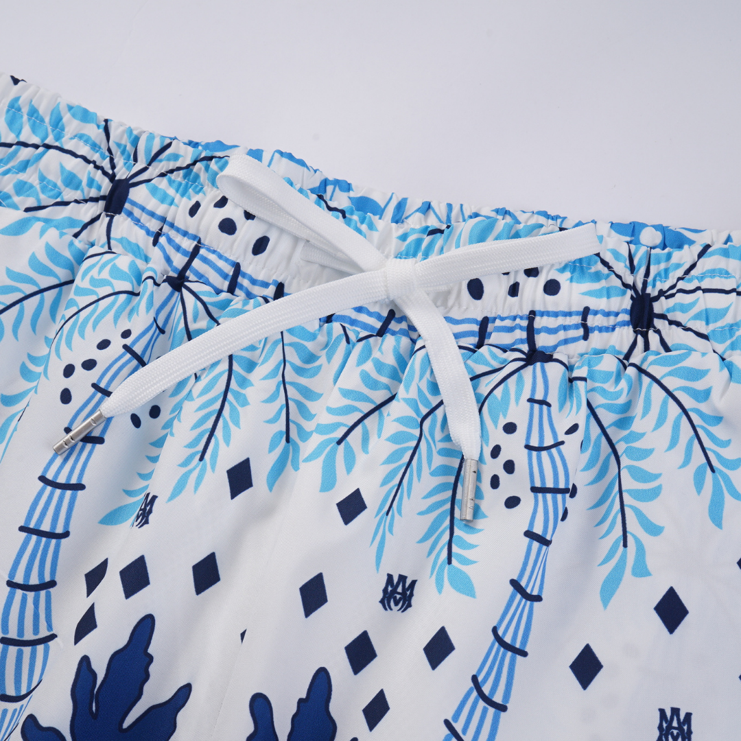 Amiri Polychromatisches Kurzes Set für Herren: Luxus Streetwear, Buntes Design