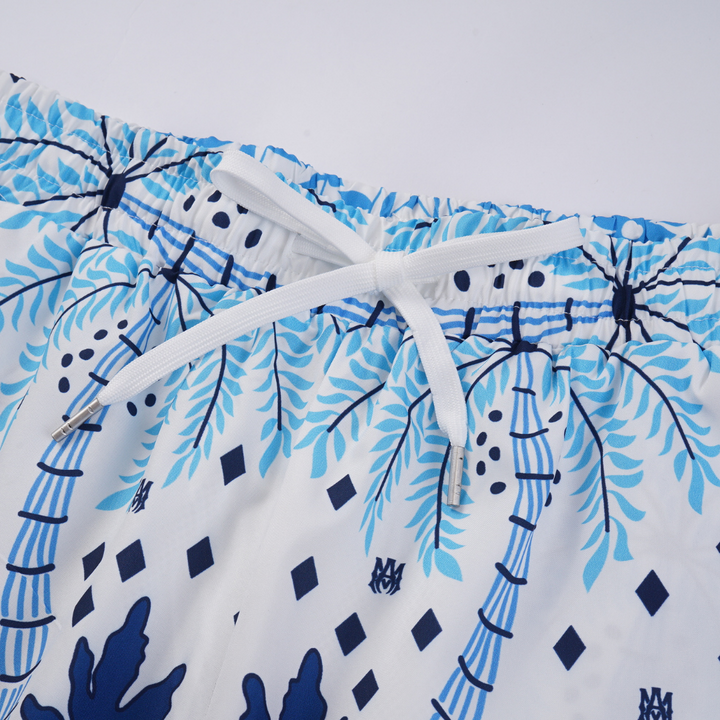 Amiri Polychromatisches Kurzes Set für Herren: Luxus Streetwear, Buntes Design