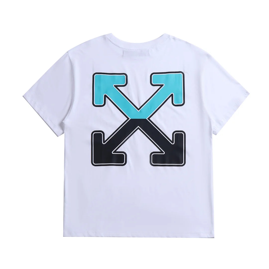 Off-White Monogramm Baumwoll T-Shirt: Luxuriöses Designer Streetwear Shirt Herren