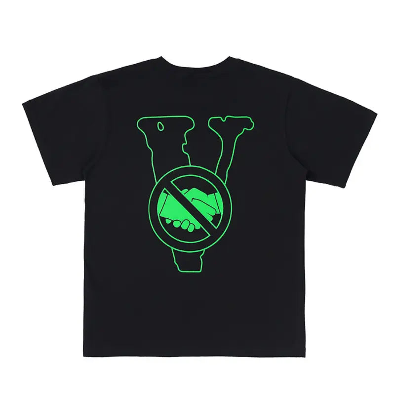 V-LONE 'No Friends' Baumwoll-T-Shirt: Ultimativer Urban Streetwear Statement-Style