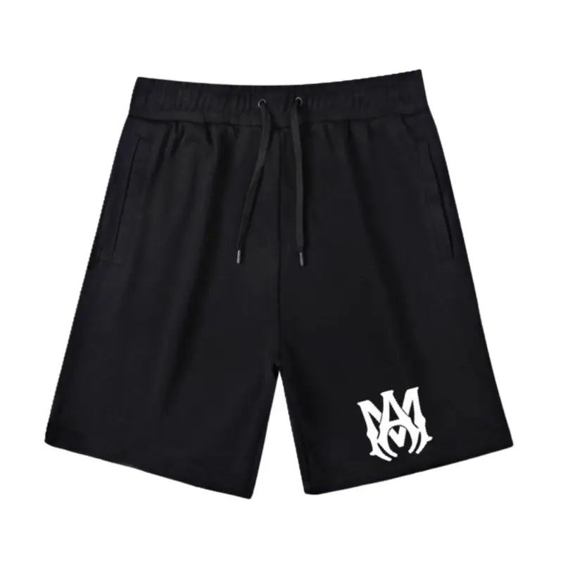 Luxuriöse Amiri Logo Shorts für Herren – Stilvoller Komfort, Schwarz & Weiß