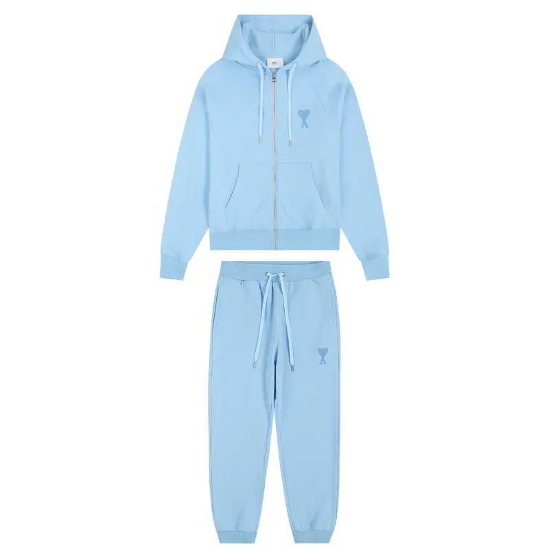 Exklusiver AMI Paris Unisex-Trainingsanzug: Komfortabler Designer-Stil für Alltag & Sport
