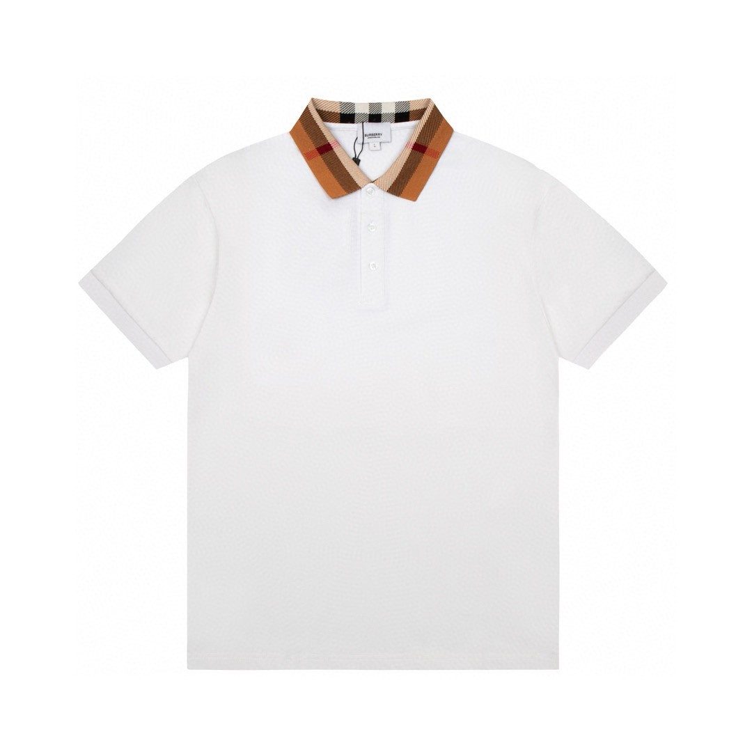 Burberry Herren Luxus Polohemd – Klassisches Design, stilvoll, bequem, hochwertige Baumwolle