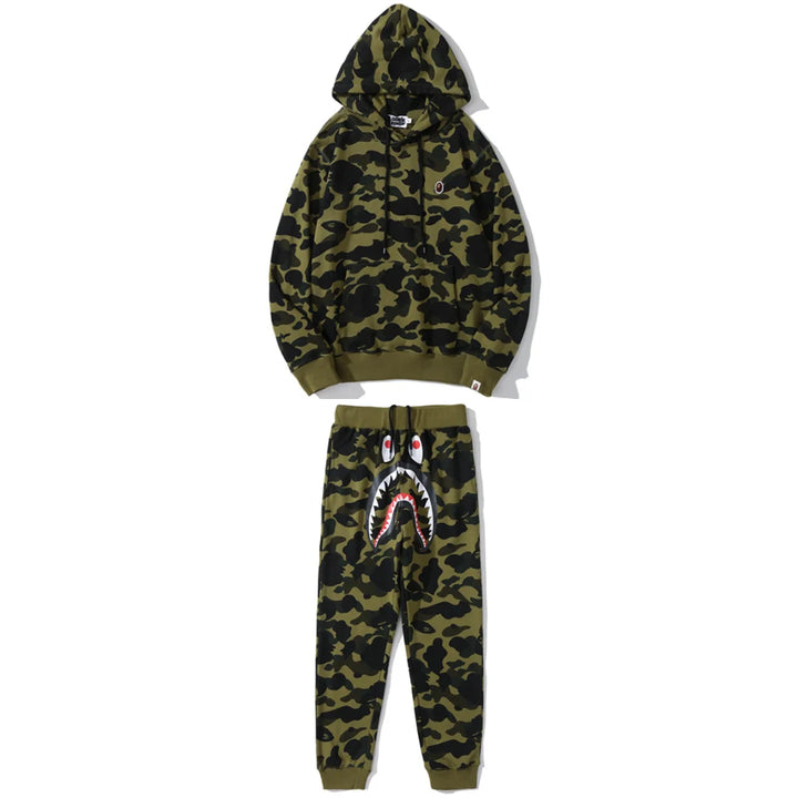 BAPE Exklusiver Japanischer Streetwear Trainingsanzug – Kult-Design Komfort Stil