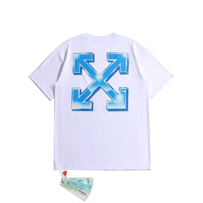 OFF-WHITE Monogramm T-Shirt: Urbaner Luxus, Hochwertige Baumwolle, Stylisches Statement.