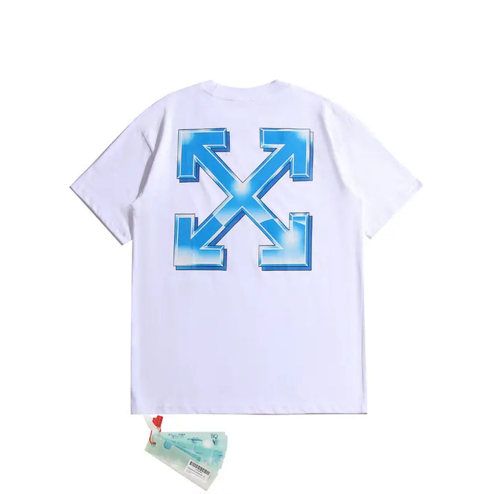 OFF-WHITE Monogramm T-Shirt: Urbaner Luxus, Hochwertige Baumwolle, Stylisches Statement.