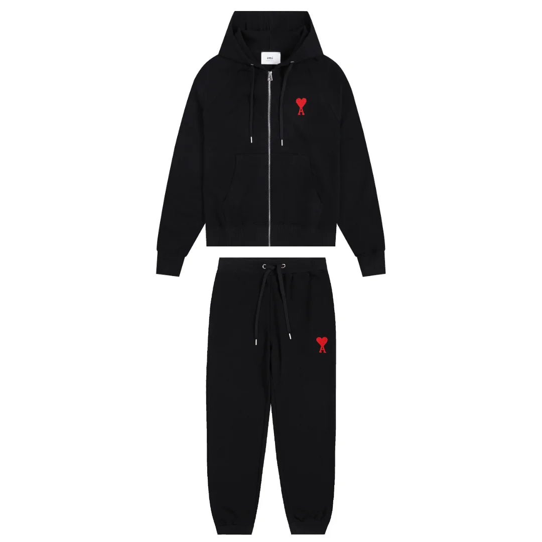 AMI Paris Tracksuit – Eleganter Herren-Trainingsanzug mit Hoodie und Hose