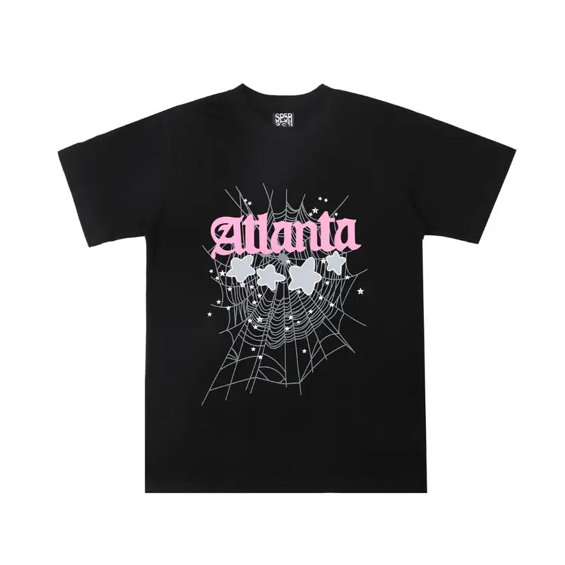 Stylisches SP5DER Streetwear T-Shirt – Trendiger Baumwoll-Print für Herren und Damen
