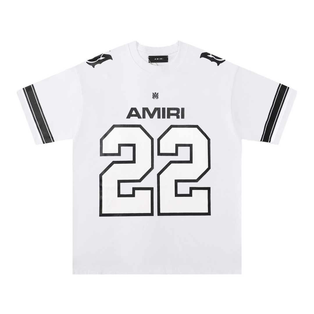 Amiri '22' Luxuriöses Sport T-Shirt für Herren – Stilvoll, Lässig, Designer