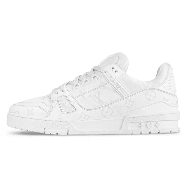 Luxuriöse Louis Vuitton Trainer Weiße Sneaker Herren – Stilvoll, Bequem, Trendsetzend