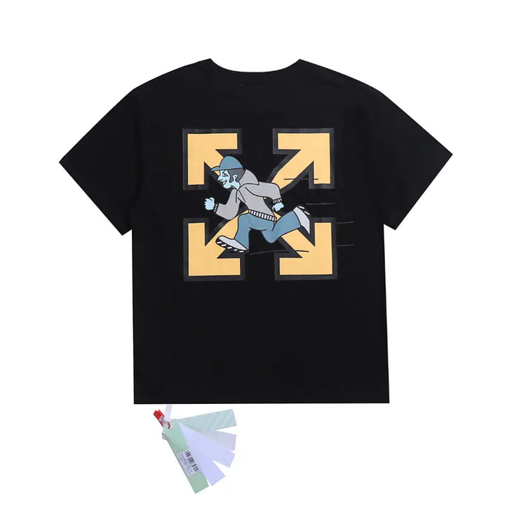 Off-White Monogramm Luxus Streetwear T-Shirt – Hochwertiges Baumwoll Designer Oberteil