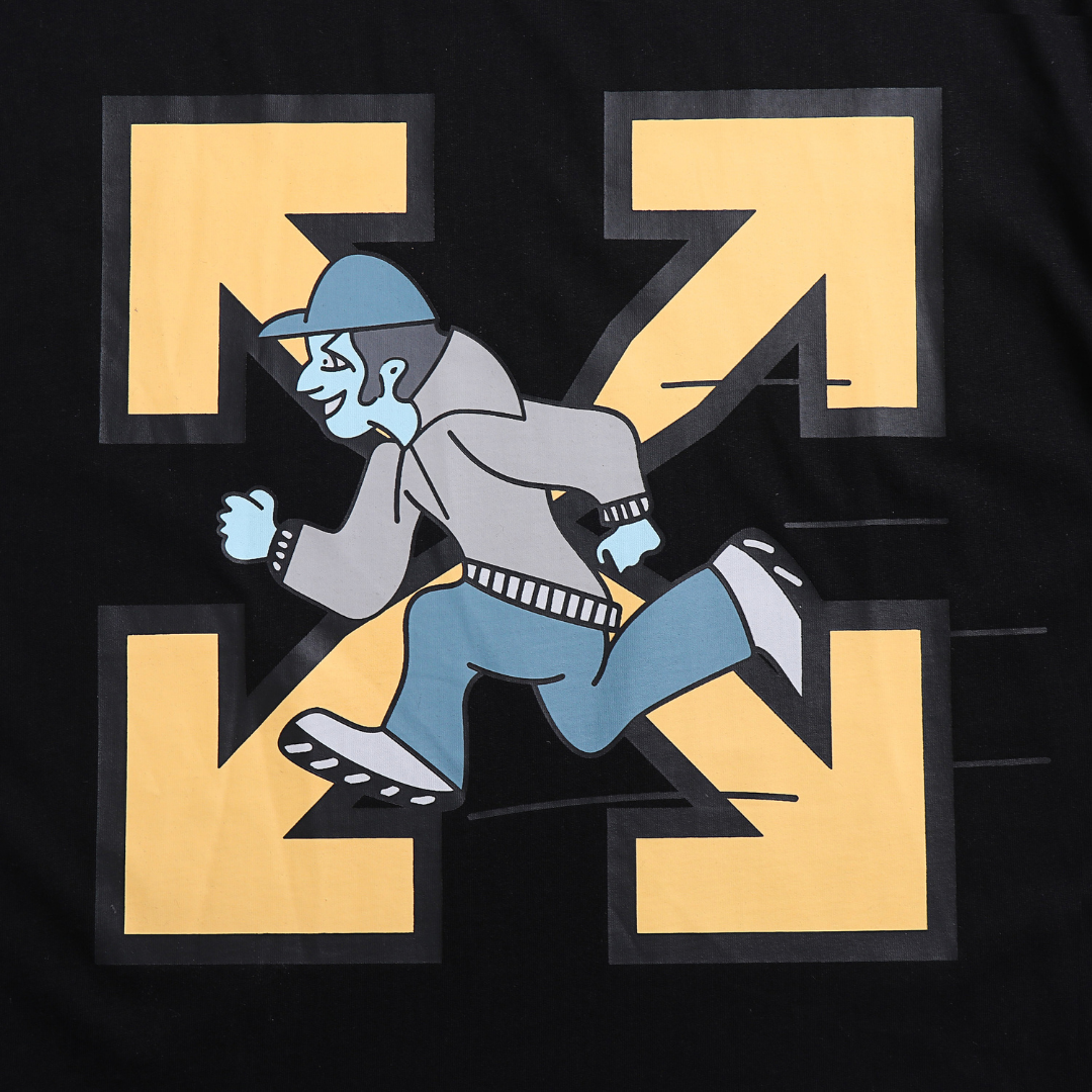 Off-White Monogramm Luxus Streetwear T-Shirt – Hochwertiges Baumwoll Designer Oberteil