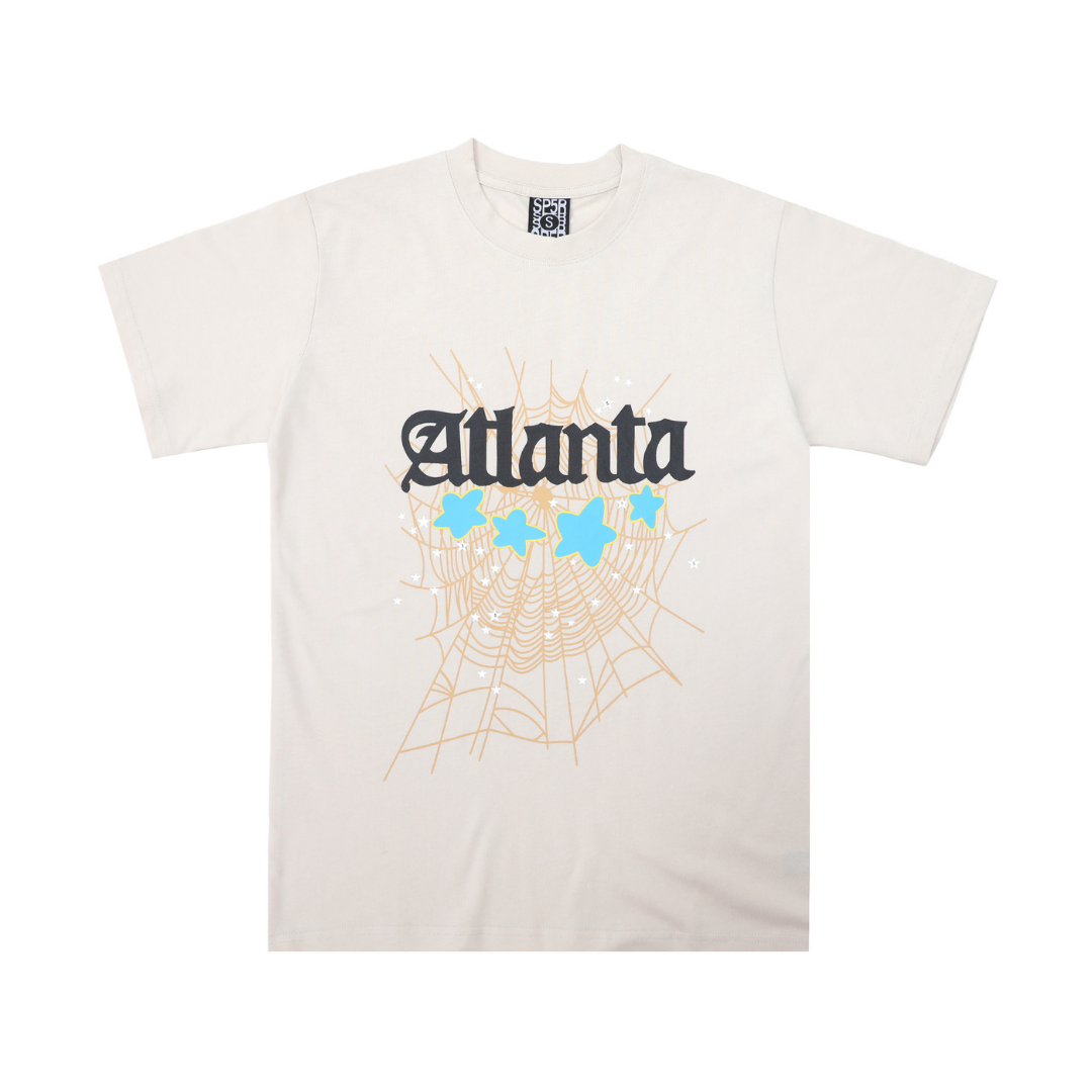 SP5DER Urban Web Logo T-Shirt – Komfortabler Streetwear Baumwoll-Style