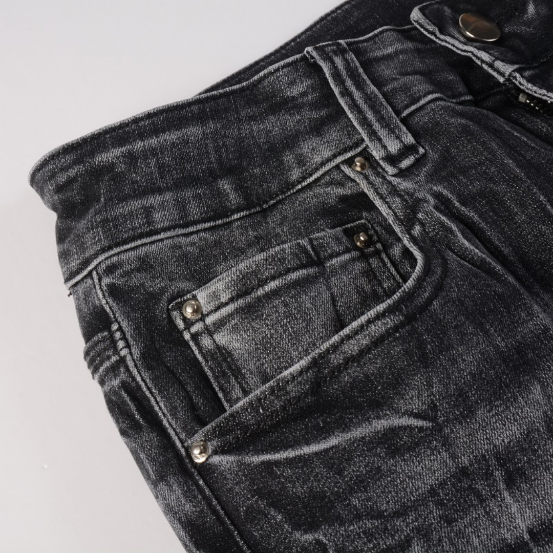 Amiri Schwarze Ausgestellte Designer Jeans Herren Luxus Denim Rock'n'Roll Style