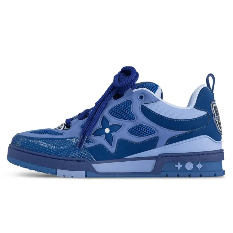 Exklusive Louis Vuitton Skate Sneaker Blau: Luxuriöser Stil, Komfort & Monogramm Design
