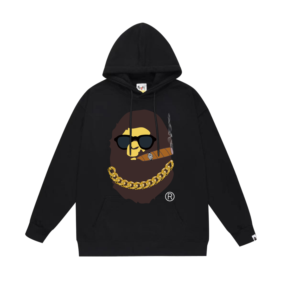 Exklusiver BAPE Streetwear Hoodie: Japanisches Design für Einzigartigen Komfort und Stil