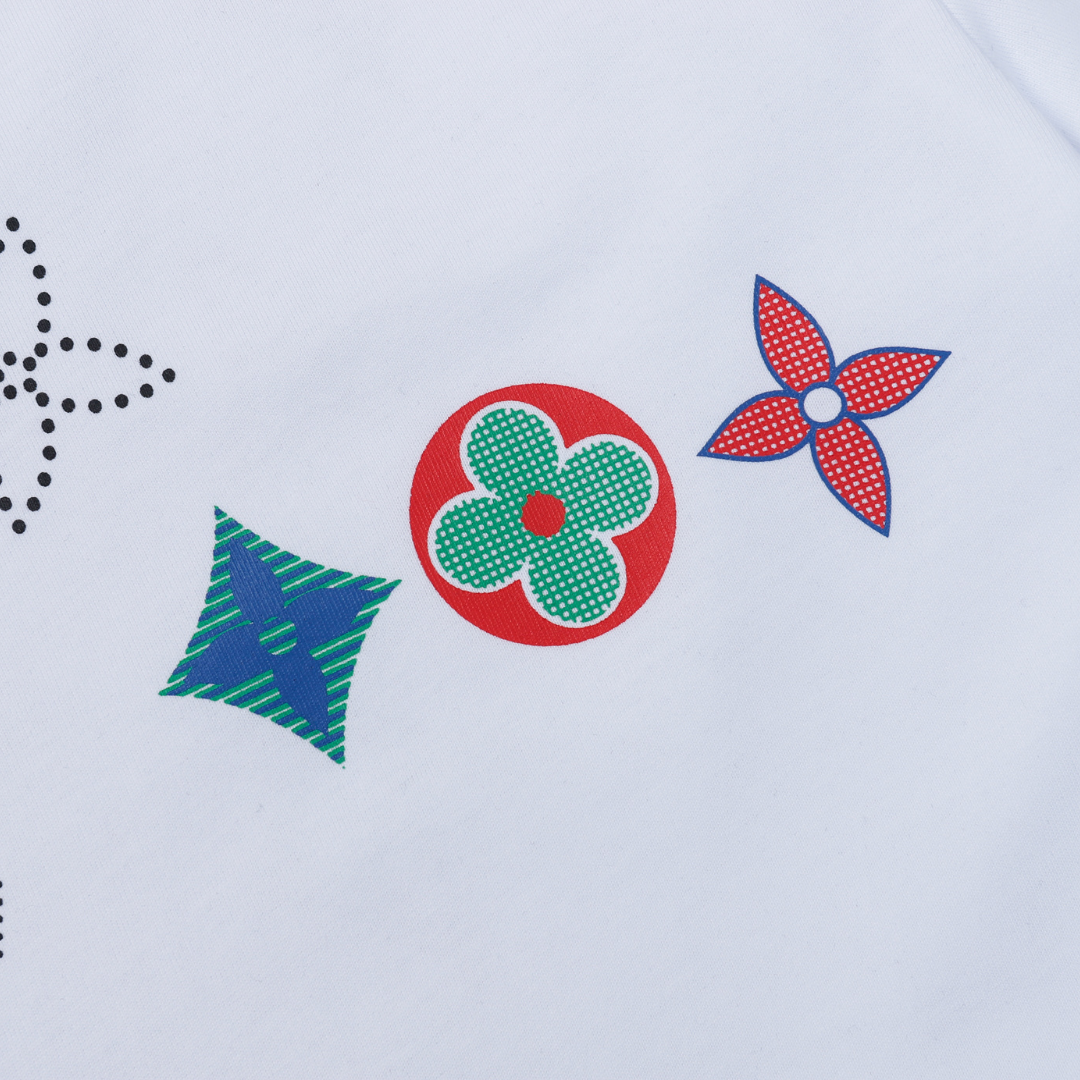 Luxuriöses Louis Vuitton T-Shirt – Premium Baumwolle Monogramm Design – Unisex Kurzarm