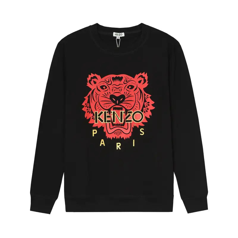 Kenzo Unisex Designer Hoodie – Bequemer Baumwoll-Mix mit Logo-Print für Stil