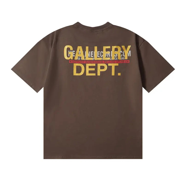 Exklusives Gallery Dept. Oversized T-Shirt: Künstlerischer Streetwear-Style mit Handgemachten Details