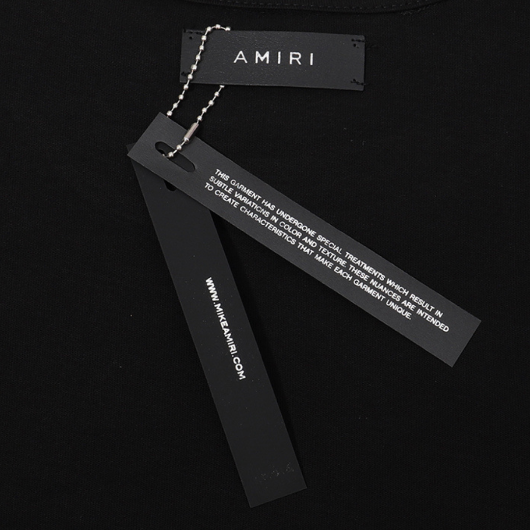 Amiri M.A Logo Bar T-Shirt – Luxuriöses Designer Baumwollshirt für Herren