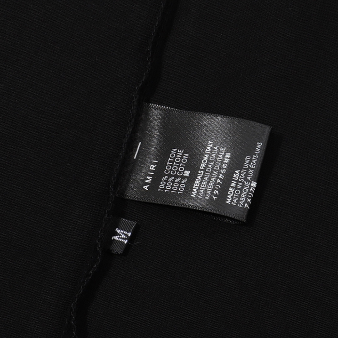 Amiri M.A Logo Bar T-Shirt – Luxuriöses Designer Baumwollshirt für Herren