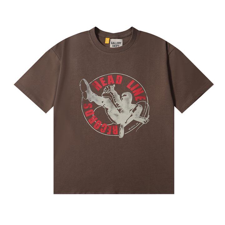 Exklusives Gallery Dept. Oversized T-Shirt: Künstlerischer Streetwear-Style mit Handgemachten Details